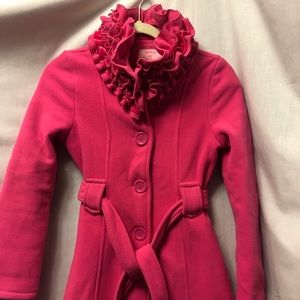 Pink Coat with belt
